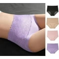 thumbnail image 2 of Evella Leak Proof Panties, Evella Leakproof Underwear,Ladies Underwear With Incontinence Comfortable for Women 55+ (3Pcs-C, Medium), 2 of 2