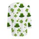 thumbnail image 4 of Xuyuer St. Patrick's Day Womens Fashion 3/4 Sleeve Round Neck Casual Cute T Shirts Shamrock Printed Graphic Tunic Blouses Tee Casua Basic Business Work Tops, 4 of 5