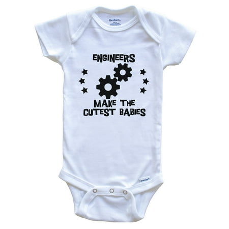 

Engineers Make The Cutest Babies Funny Engineering Baby Bodysuit