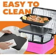 thumbnail image 3 of HOTLOGIC Mini XP Portable Electric Lunch Box Food Heater - Expandable Food Warmer Tote and Heated Lunchbox for Adults Work/Car/Home - Easily Cook, Reheat, and Keep Your Food Warm - PINK - 120V, 3 of 6