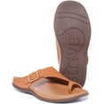 thumbnail image 5 of Strive Java Women's Leather Sandal With Toe Loop In Tan Size 6.5/7, 5 of 6