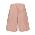 thumbnail image 3 of Aocisk Kids Corduroy Shorts Casual Elastic Waist Drawstring Summer with Pockets for Daily Wear Boys Shorts Pink 13-14 Years, 3 of 7