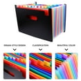 thumbnail image 6 of DINHEAROM 1Pack Important Document Folder Plastic for File Organization and Safe Storage, 6 of 8
