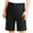 117-Black, variant on LIIPEE Girls Boys Dress Shorts Solid Color Stretch High Waist Uniforms Knee-Length Shorts With Pockets Girls Classic Camping Shorts,Beige,5-6 Years