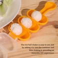 thumbnail image 3 of Youkk Rice Ball Making Mold DIY Kitchen Nonslip Handheld Roll Maker Reusable Restaurant Diner Dining Room Cafe Mould with Spoon Pink, 3 of 8