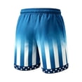 thumbnail image 5 of Dwelliawo 250 Anniversary Usa Mens Shorts Patriotic 250 anniversary usa flag White Shorts Men Drawstring Loose Fit Lightweight Elastic Waist Mens Vacation Shorts With Pockets Sky Blue 4XL, 5 of 6