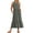 Gray, variant on RYKJLWY White Dress Women Graduation Summer Casual Sleeveless Crewneck Sundress Aline Flowy Tiered Maxi Long Beach Dress Vacation Outfits Cute Summer Dresses Dresses for Wedding Guest (Gray,S)
