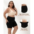thumbnail image 5 of INNERSY Plus Size Slip Shorts for Women Stretchy High Waist Boyshorts Underwear 3 Pack(XL,Black), 5 of 10