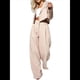 thumbnail image 3 of Conjuntos de 2 Piezas para Mujer: Blazer Elegante, Chaqueta, Pantalón Recto de Cintura Alta, Conjunto Informal de Negocios. Albaricoque M, 3 of 10