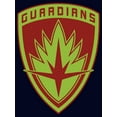 thumbnail image 2 of Men's Guardians of the Galaxy Holiday Special Guardians Badge  Graphic Tee Navy Blue Medium, 2 of 5