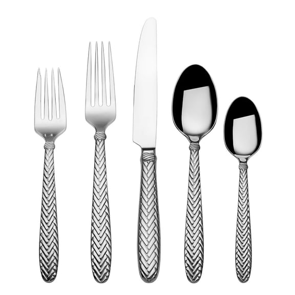 Wallace Reins 18/10 Stainless Steel Flatware Set - 20-Piece Service for 4
