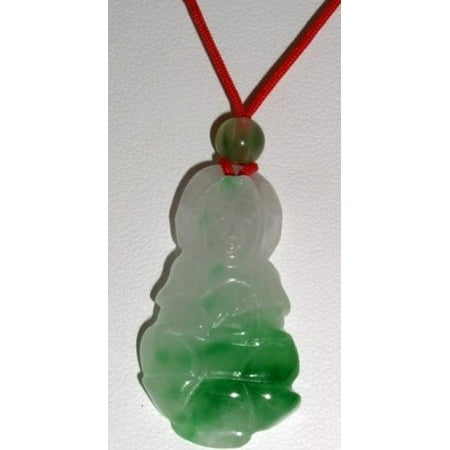 Chinese Jade Pendant Necklace (Guan Yin)