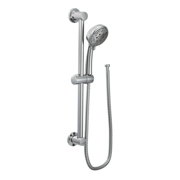 MOEN 3669EP 4-Spray 4 in. Eco-Performance Handheld Handshower with Slidebar in Chrome