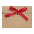 thumbnail image 1 of TEHAUX 50Pcs Invitation Cards Envelopes Bowknot Envelope Kraft Paper Light Brown for Wedding Decor, 1 of 7