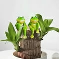 thumbnail image 2 of Sales Today Clearance! Gosuguu Pottery Frog Statue Decoration, 2pcs Ceramic Frog Garden Ornaments, Cute Garden Décor for Courtyards, Yard, and Outdoor Spaces, Garden Sculptures and Statues, 2 of 7