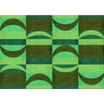 thumbnail image 1 of Ahgly Company Indoor Rectangle Patterned Dark Forest Green Area Rugs, 7' x 9', 1 of 6