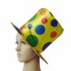 thumbnail image 3 of Multi Color Clown Hat Costume Accessory for Adults Designed in Cone Shape Perfect for Parties Festivals and Banquets 2Pcs, 3 of 4