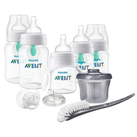 Philips Avent Anti-colic Bottle with Insert Gift Set Beginner Set, (Best Bottles To Reduce Colic)