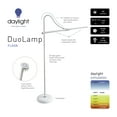 thumbnail image 2 of DuoLamp Floor with a White Finish, 2 of 6