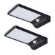 thumbnail image 3 of Luz solar blanca para exteriores, 48 ​​LED, luz con sensor de movimiento regulable con control remoto inalámbrico, lámpara solar impermeable para puerta, pasillo, patio, 3 of 5