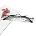 thumbnail image 5 of Lunettes de Lecture Charnières à Ressort en Métal Demi-Lune Semi-Cerclées Lecteurs 1.0- 4.0, 5 of 5