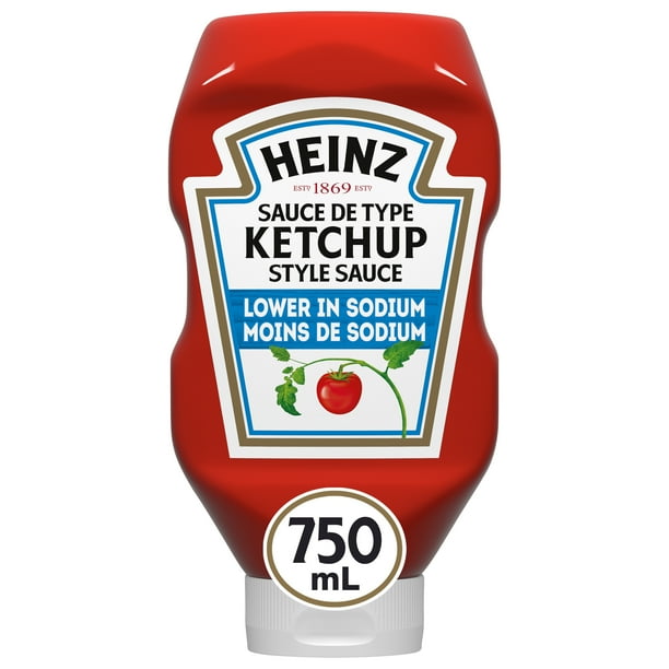 Heinz Tomato Ketchup Low Sodium, 750mL Walmart.ca
