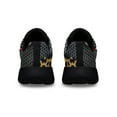 thumbnail image 4 of Wild Heart Gypsy Soul Leopard Skull Shoes Sneakers for Women Men Black Size 8.5, 4 of 7