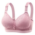 thumbnail image 2 of Ahuyic Summer Womens Bras,Plus Size Bras for Women,Woman's Solid Color Thin Style Ventilate Large Size Bra Without Steel Rim, 2 of 3