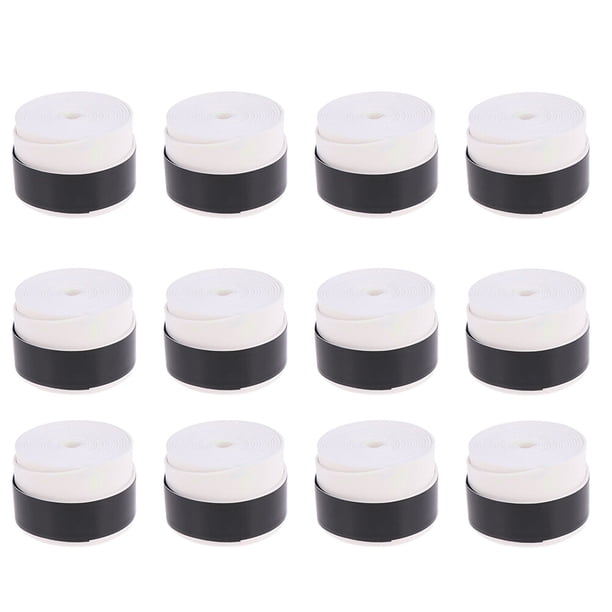 12pcs Racket Overgrips Anti-Slip Raqueta de tenis Overgrips Sweatband Grip Tapes