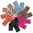 thumbnail image 3 of ToBeInStyle Women's Pack of 6 Soft Plush Warm Fuzzy Winter Socks - Leopard Spots, 3 of 7