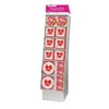 Club Pack of 140 Vibrantly Colored Valentine Party Theme Floor Display 58"