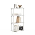 thumbnail image 4 of 3-Tier Compact Multipurpose Shelf Display Rack, White/White, Set of 2, 4 of 7