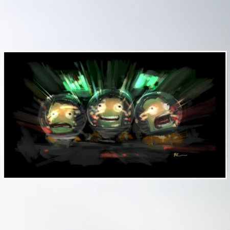 Kerbal Space Program Art Poster Wall Art, Modern Wall Decor, 8x12 UNFRAMED