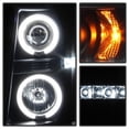 thumbnail image 6 of Spyder Chevy Silverado 1500 07-13 2500HD/3500HD 07-14 Projector Headlights - CCFL Halo - LED ( Replaceable LEDs ) - Black Smoke - High H1 (Included) Fits select: 2007-2014 CHEVROLET SILVERADO, 6 of 6