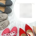 thumbnail image 2 of Unique Bargains 10 Pcs  Dustproof Shoe Dust Bag Shoes Storage Bag Drawstring Storage Bag White, 2 of 5