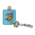 thumbnail image 2 of Stock Car Racing Mom USA Speedway Garage Stainless Steel 1oz Mini Flask Key Chain, 2 of 4