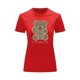 thumbnail image 1 of Playera Blusa Con Impresion De Oso LoverBear Con Fondo De Dinero Ropa De Mujer Juvenil Color Rojo Talla Mediana Marca Emil SaEs, 1 of 4