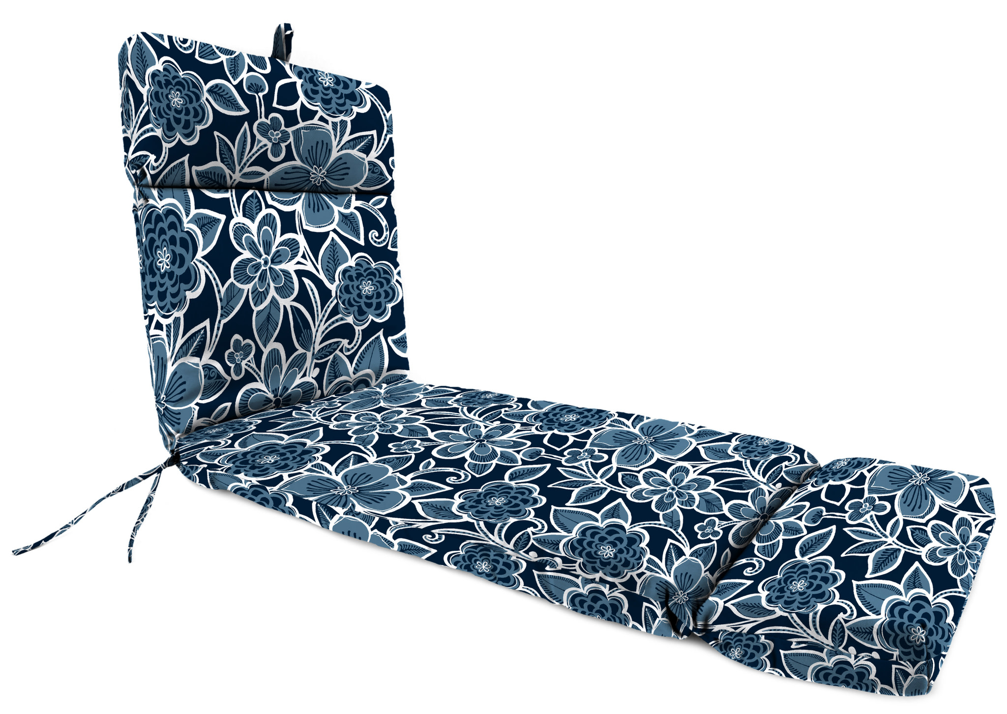 Jordan Manufacturing Outdoor French Edge Chaise Lounge Cushion, Halsey