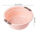 thumbnail image 3 of Thickened Plastic Basin with Dual Handles- Multi-Use Laundry, Fruit Washing & Storage Tub for Bathroom, Kitchen & Dorm, 3 of 6
