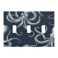 thumbnail image 2 of 2 Gang Light Switch Cover Plate Octopus Sketchy Wall Plate Decorate Electrical Outlet Cover Plates 4.56”x4.48”, 2 of 8