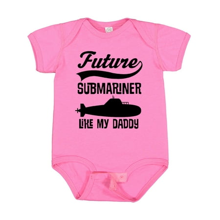 

Inktastic Future Submariner Like Daddy Gift Baby Boy or Baby Girl Bodysuit