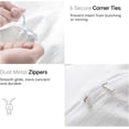 thumbnail image 4 of Duvet Cover California King - 100% Washed Cotton Linen Feel Textured, 4 of 9