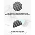 thumbnail image 3 of Bathroom Self Draining Soap Dish, Silicone Soap Holder for Bar Soap, Pack of 2, 3 of 6