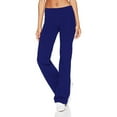 thumbnail image 2 of Blue Workout Leggings Women's Casual Solid Color Slim Hips Loose Yoga Pants Wide Leg Sports Pants Casual Pants Women, 2 of 6