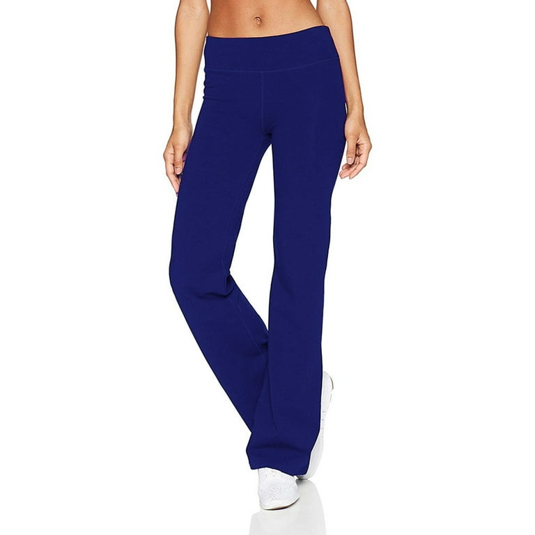 Dtydtpe 2024 Clearance Sales, Yoga Pants, Women's Casual Solid Color Slim  Loose Yoga Pants, Wide Leg Sports Pants Pants for Women, Blue 