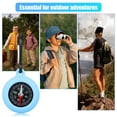 thumbnail image 3 of PENIKOKO 9 Pcs Boussole Portable Mousqueton Clip Durable Randonnée Camping en Plein Air, 3 of 7