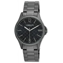 London Fog Aberdeen 40mm Black Link Bracelet Watch