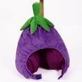 thumbnail image 4 of Slccxzc Plush Eggplant Pattern Headgear, Novelty Vegetable Hat for Themed Parties, 4 of 7
