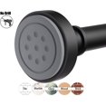 thumbnail image 2 of Shower Curtain Rods - es Never Rust Never Slip Adjustable Tension Rod with Durable Spring No Drilling Use for Bathroom Bedroom Kitchen Balcony, 2 of 7