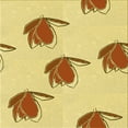 thumbnail image 1 of Ahgly Company Indoor Square Patterned Cinnamon Brown Area Rugs, 5' Square, 1 of 6